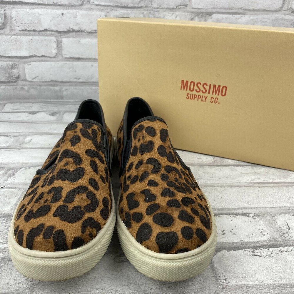 Mossimo Brown Cheetah Leopard Print Sneakers Sz 7